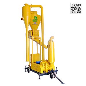 Coffee pneumatic vacuum conveyor with capacity of 10 tons / hour demo