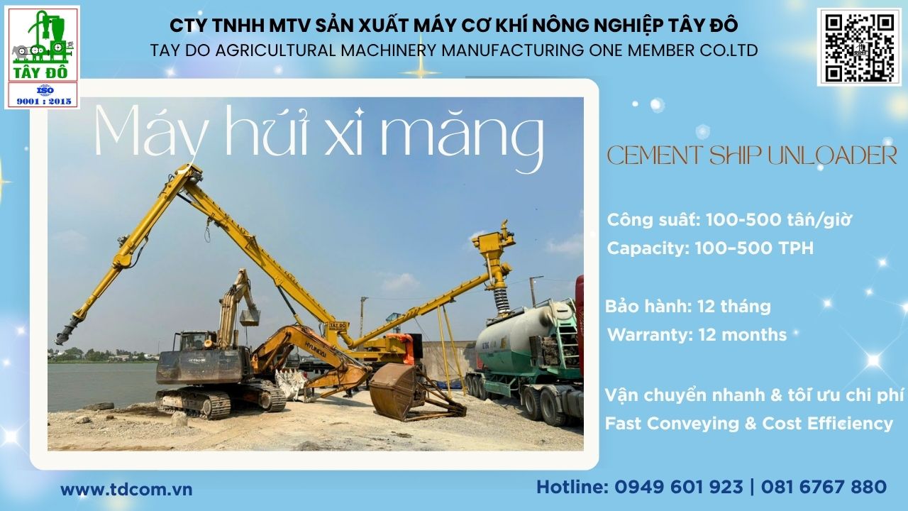 Máy hút xi măng di động được lắp trên sơ mi re mooc - Ảnh 3